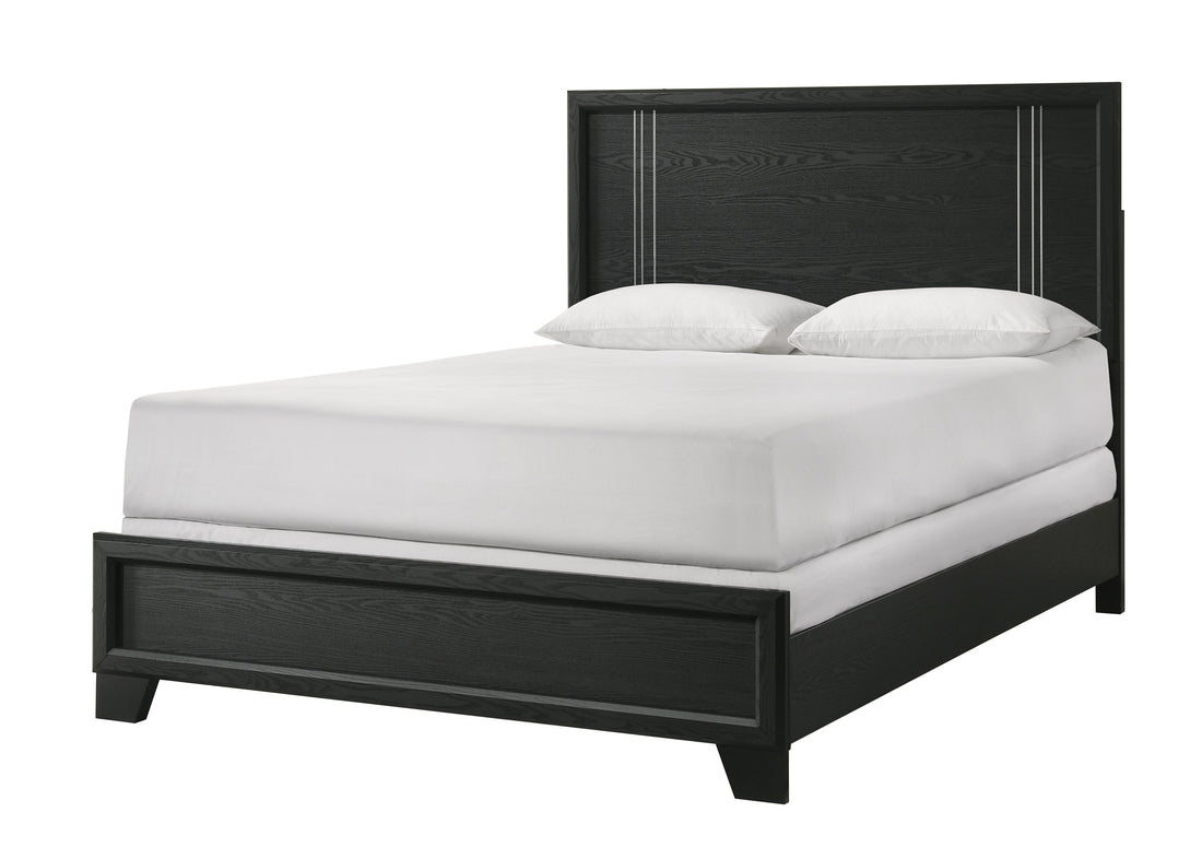 Charlie Charcoal Full Panel Bed from Crown Mark - Luna Furniture