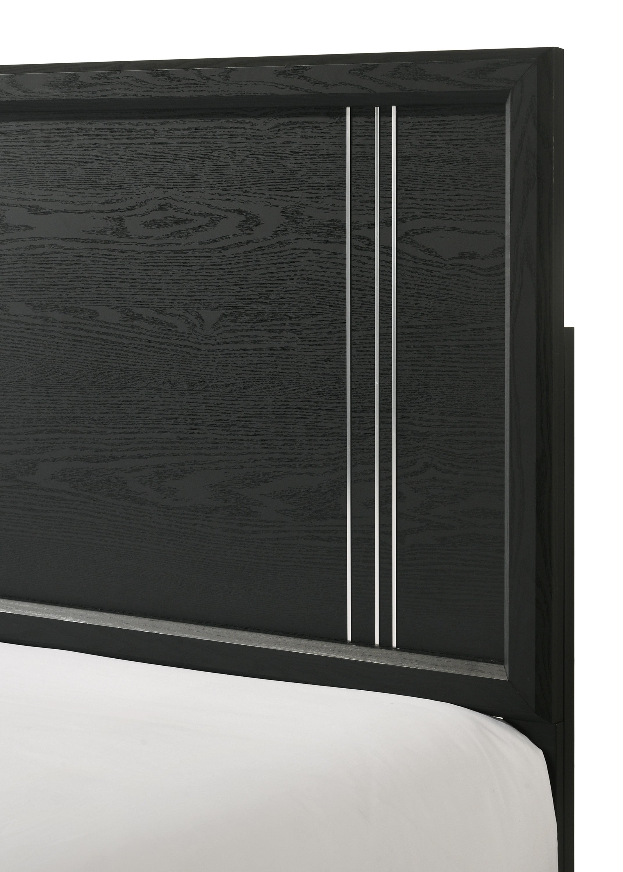Charlie Charcoal Queen Panel Bed from Crown Mark - Luna Furniture