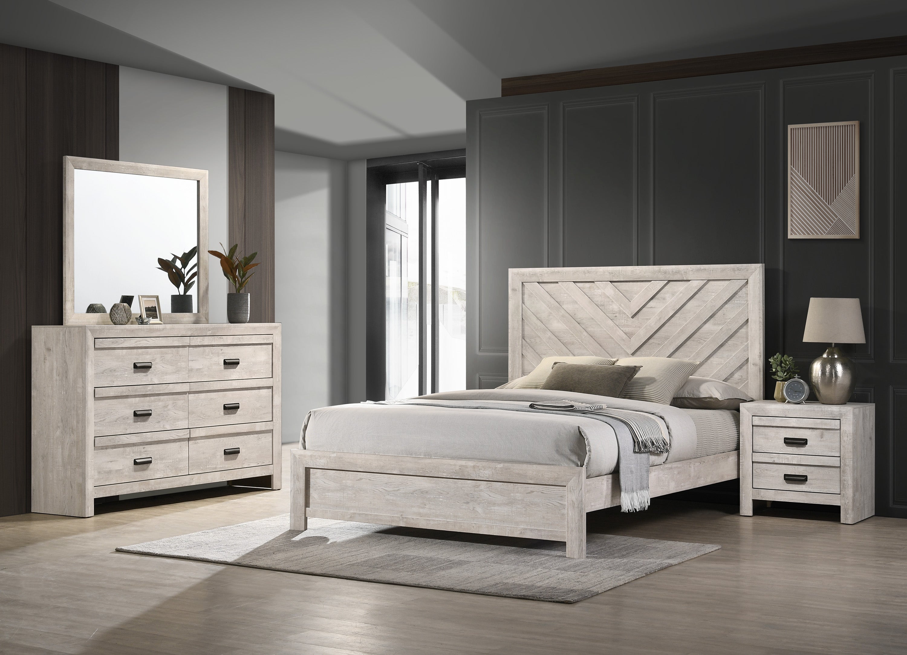 Valor Beige Youth Bedroom Set from Crown Mark - Luna Furniture