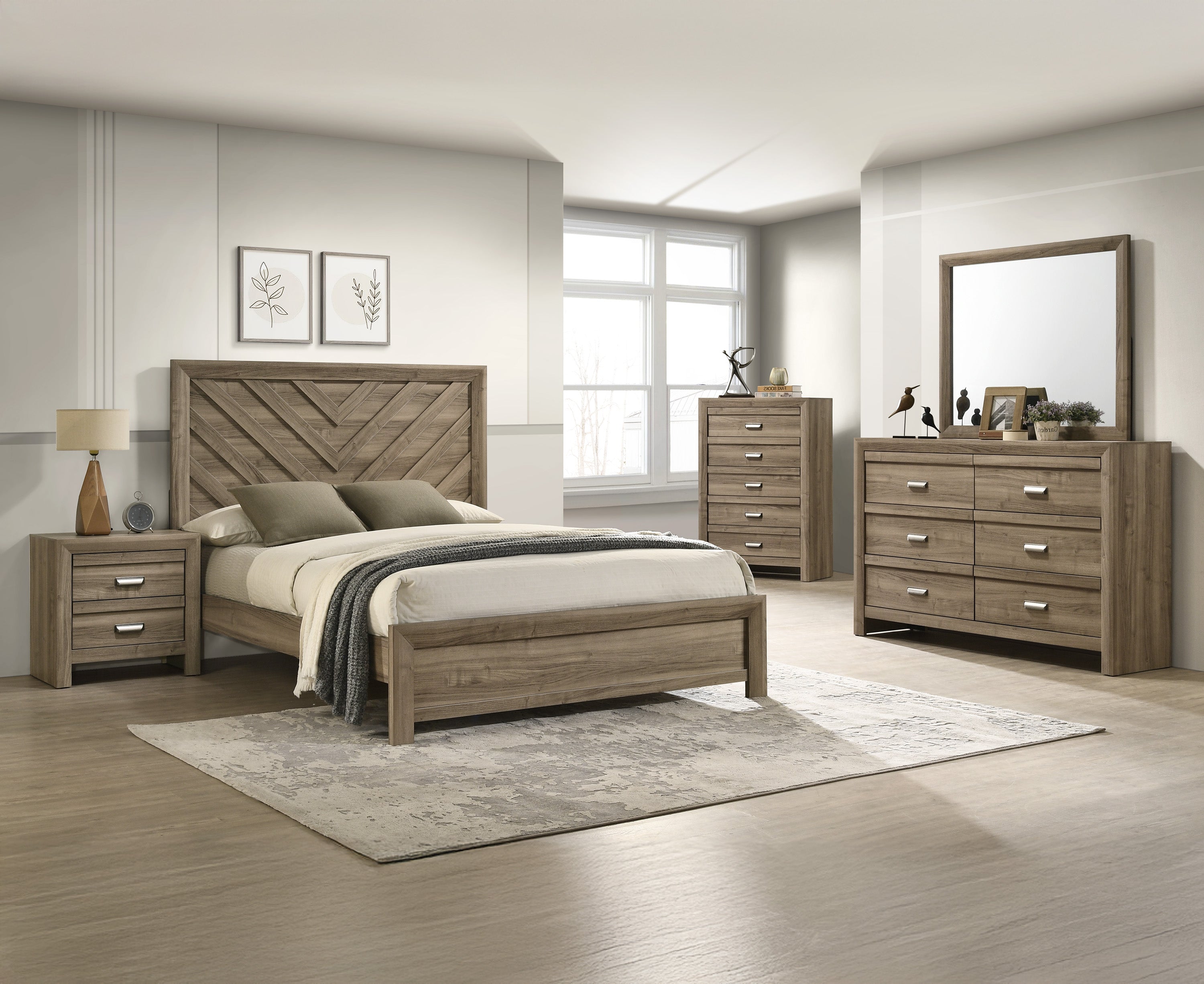 Valor Light Brown Youth Bedroom Set from Crown Mark - Luna Furniture