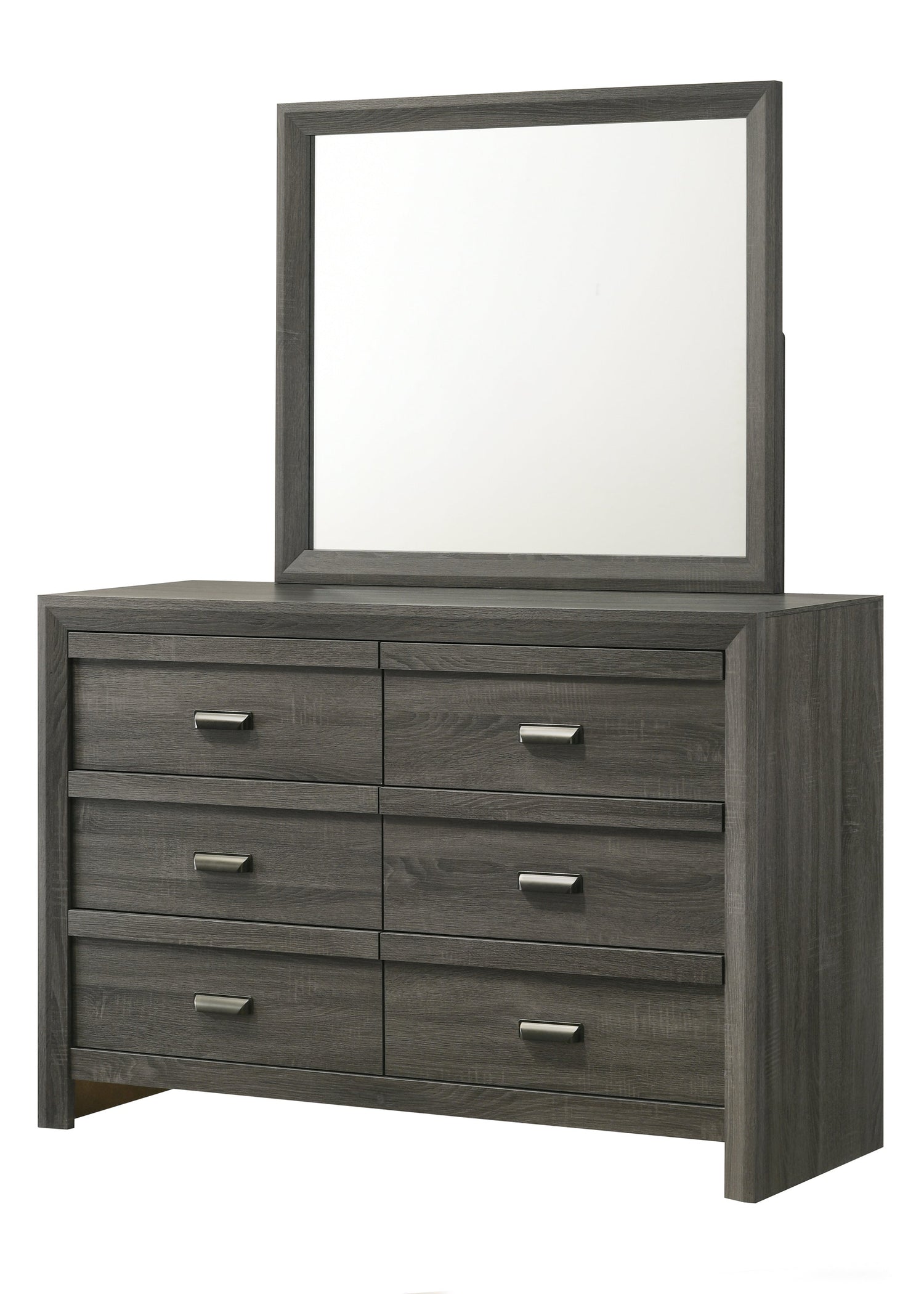 Valor Gray Bedroom Mirror (Mirror Only) from Crown Mark - Luna Furniture