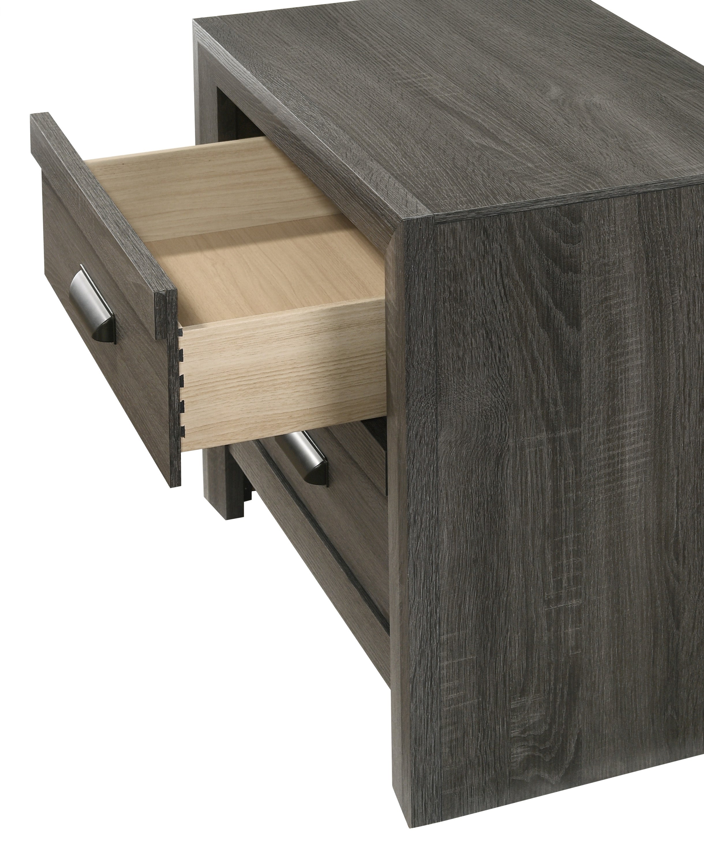 Valor Gray Nightstand from Crown Mark - Luna Furniture