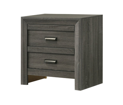 Valor Gray Nightstand from Crown Mark - Luna Furniture