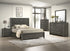 Valor Gray Full Panel Bed from Crown Mark - Luna Furniture