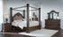 Maylee Dark Brown King Canopy Bed from Ashley - Luna Furniture