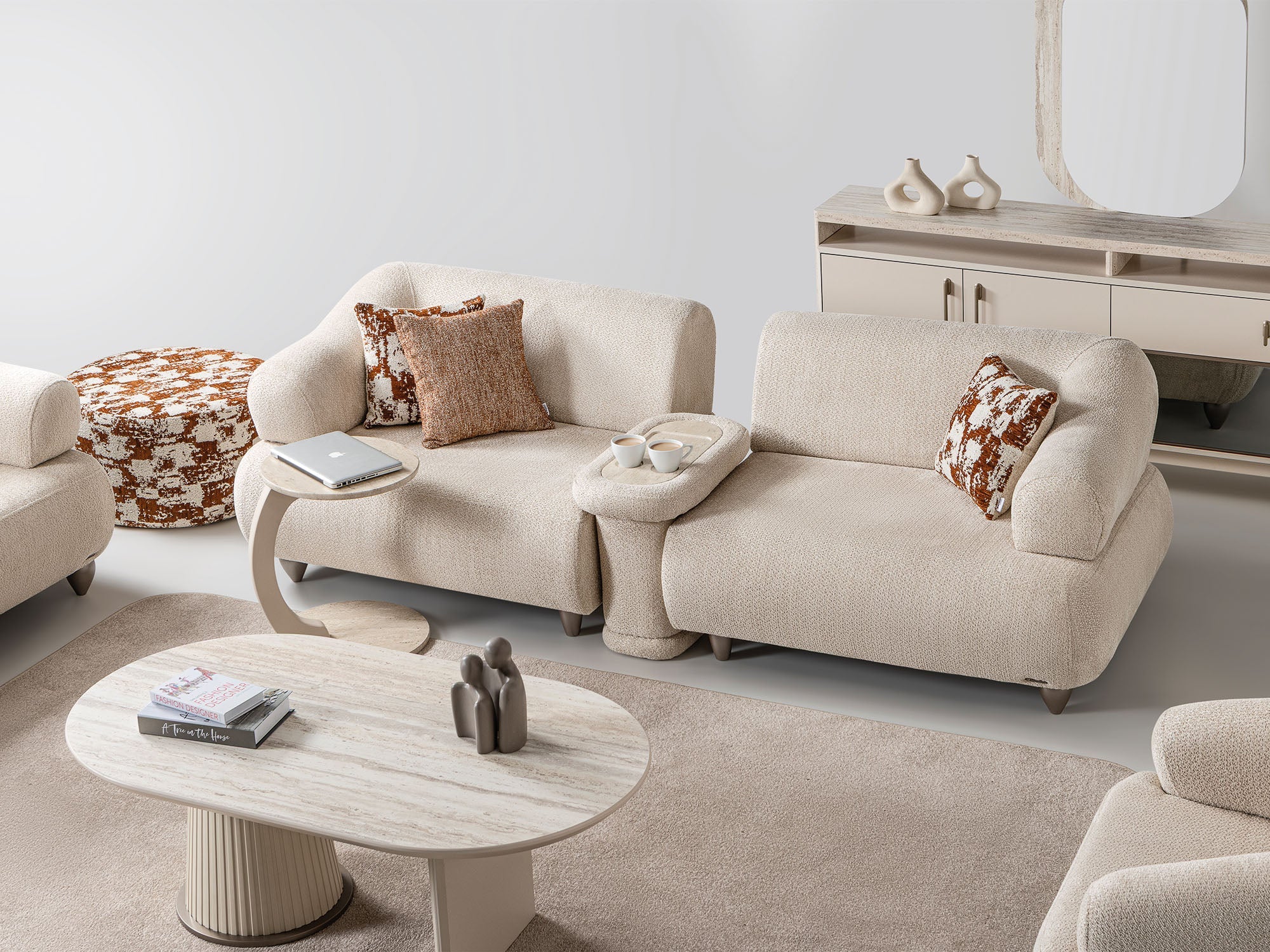 Bern Moduler Sofa in Cream