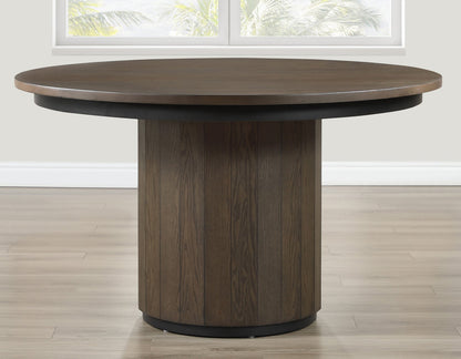 Burlington Ebony 52-inch Round Dining Table