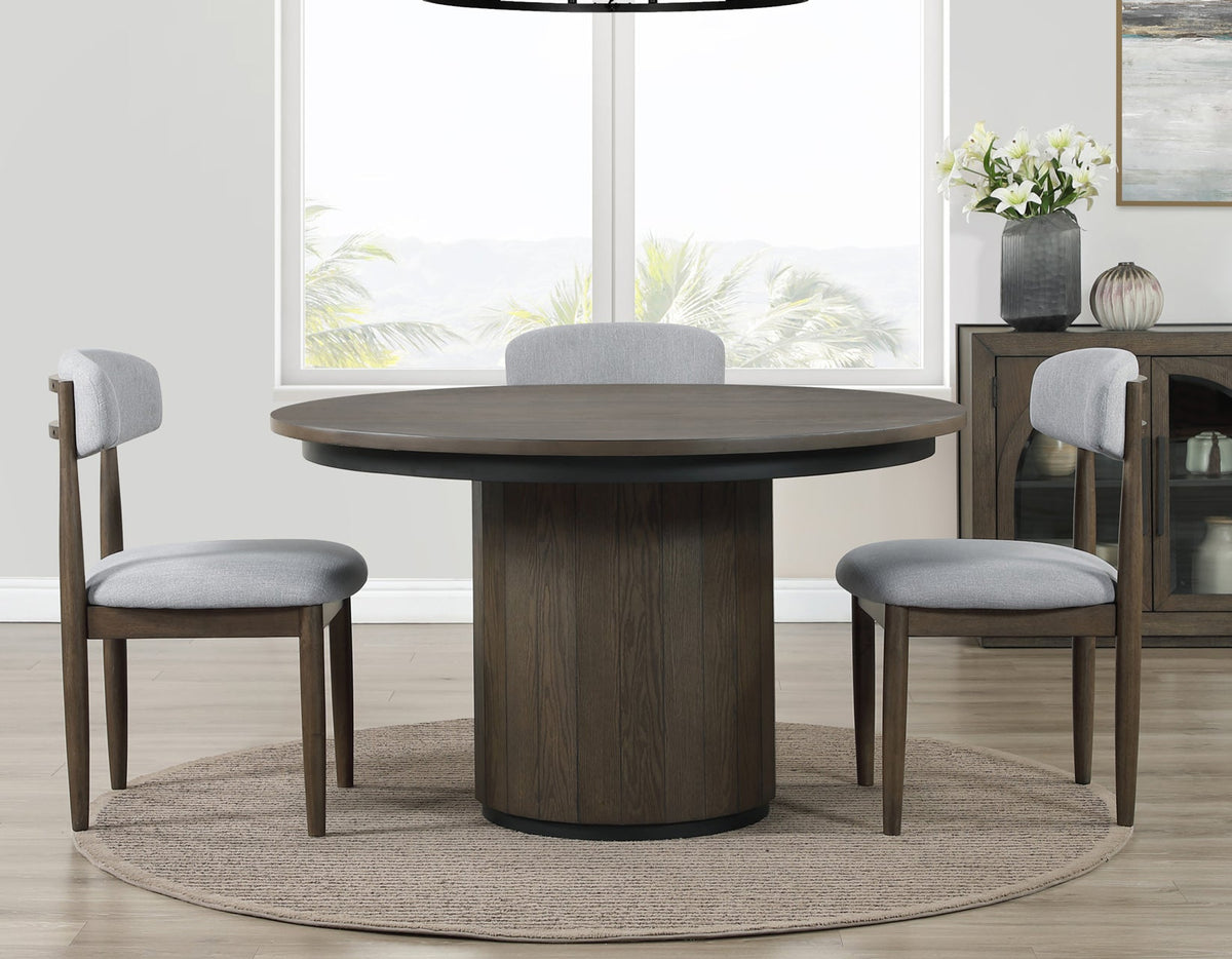 Burlington Ebony 52-inch Round Dining Table
