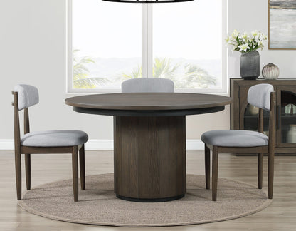 Burlington Ebony 52-inch Round Dining Table