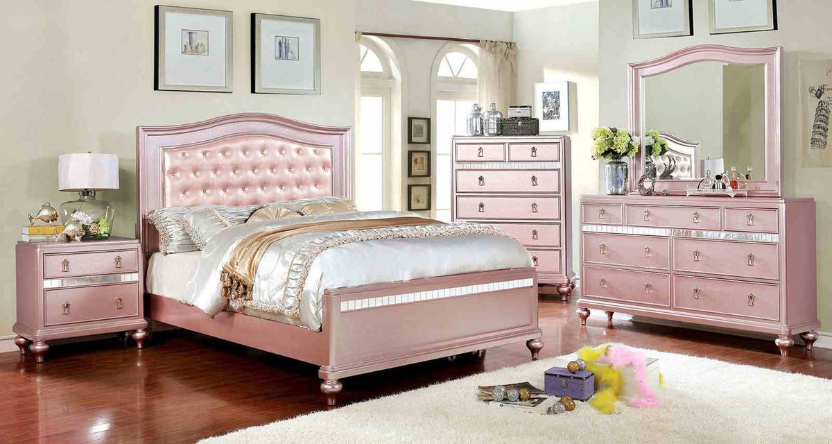 Ariston Rose Gold Youth Bedroom Set