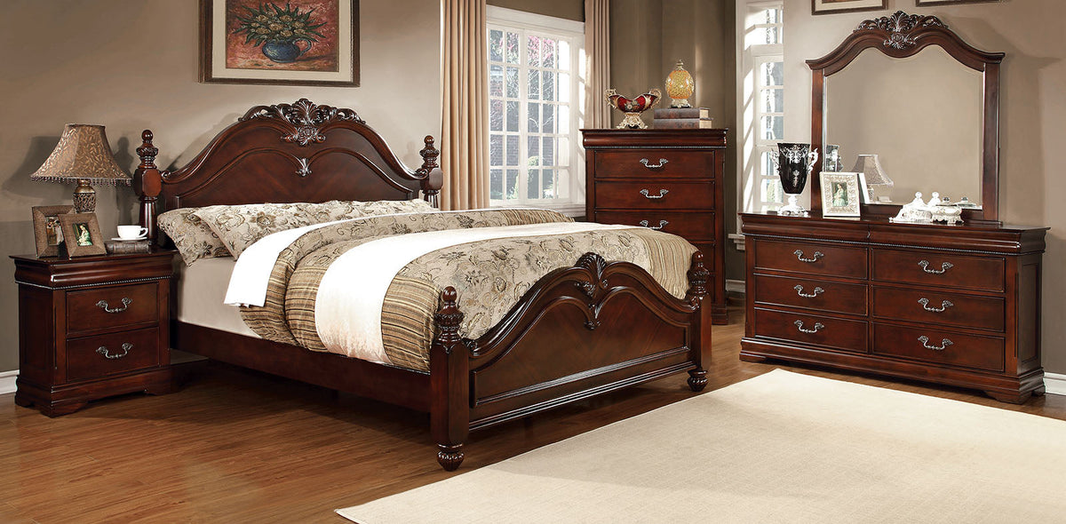 Mandura Cherry Traditional Bedroom Set