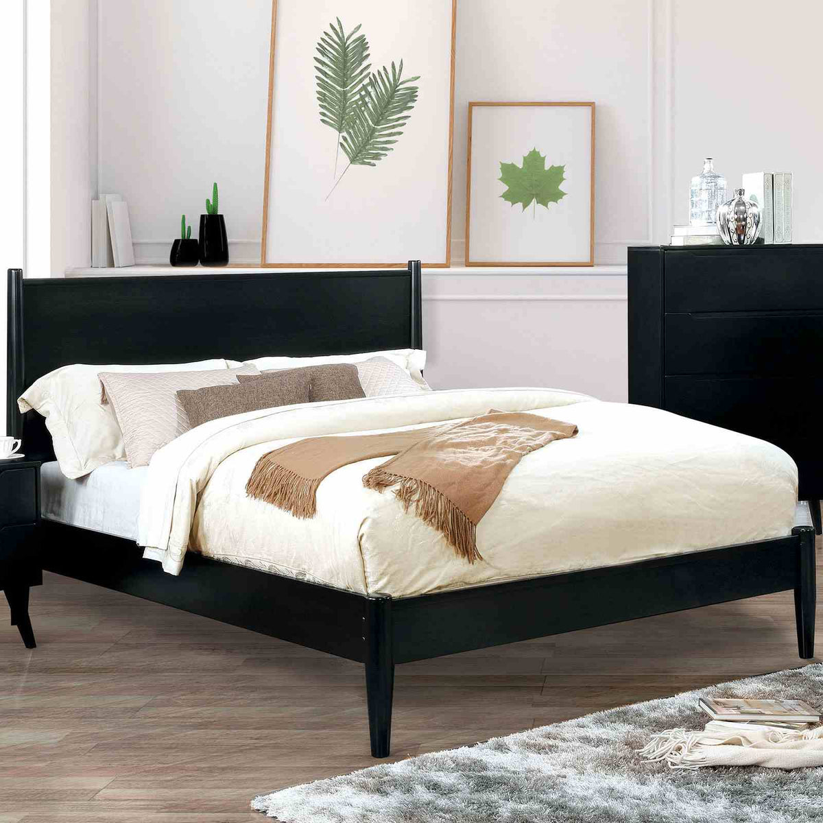 Lennart Black Modern Bedroom Set