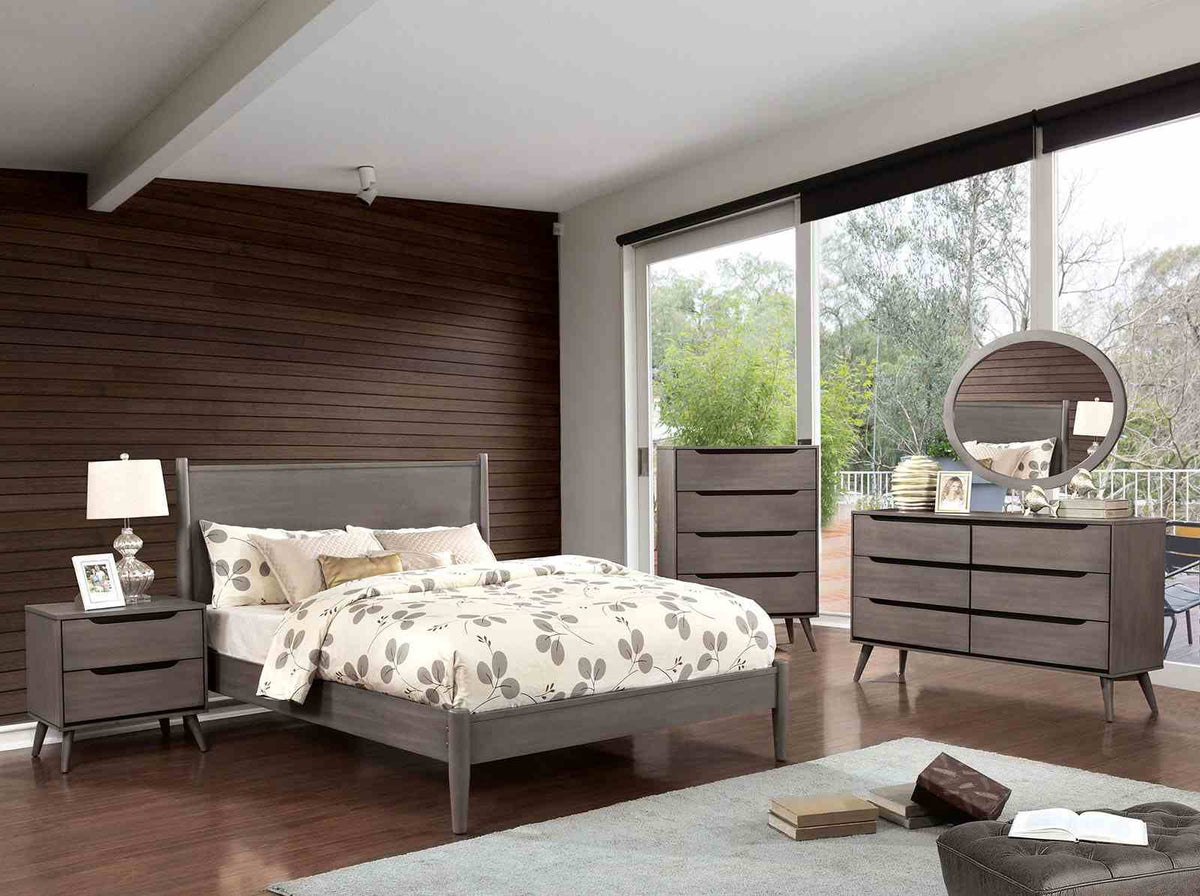 Lennart Gray Modern Youth Bedroom Set