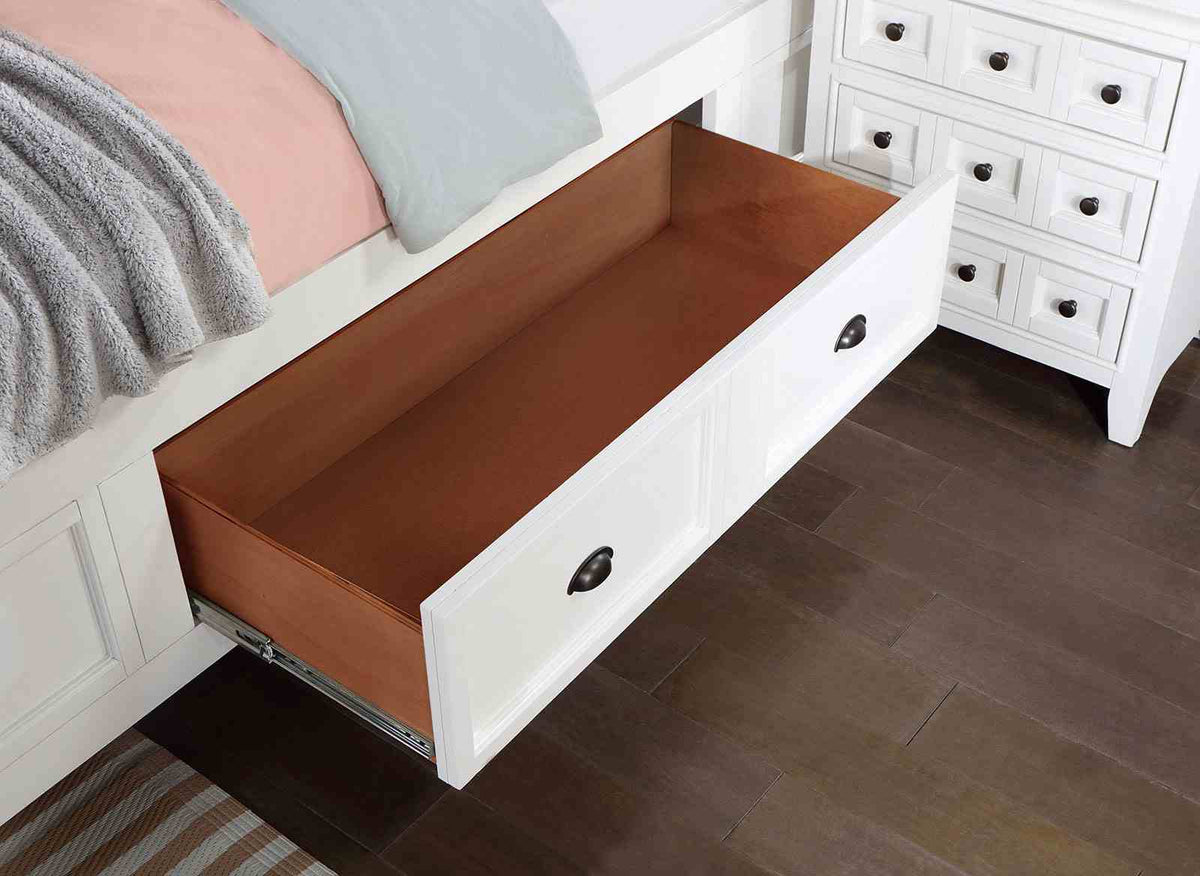 Castile White Transitional Youth Bedroom Set