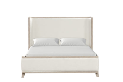 Candra Natural Oak Transitional Bedroom Set