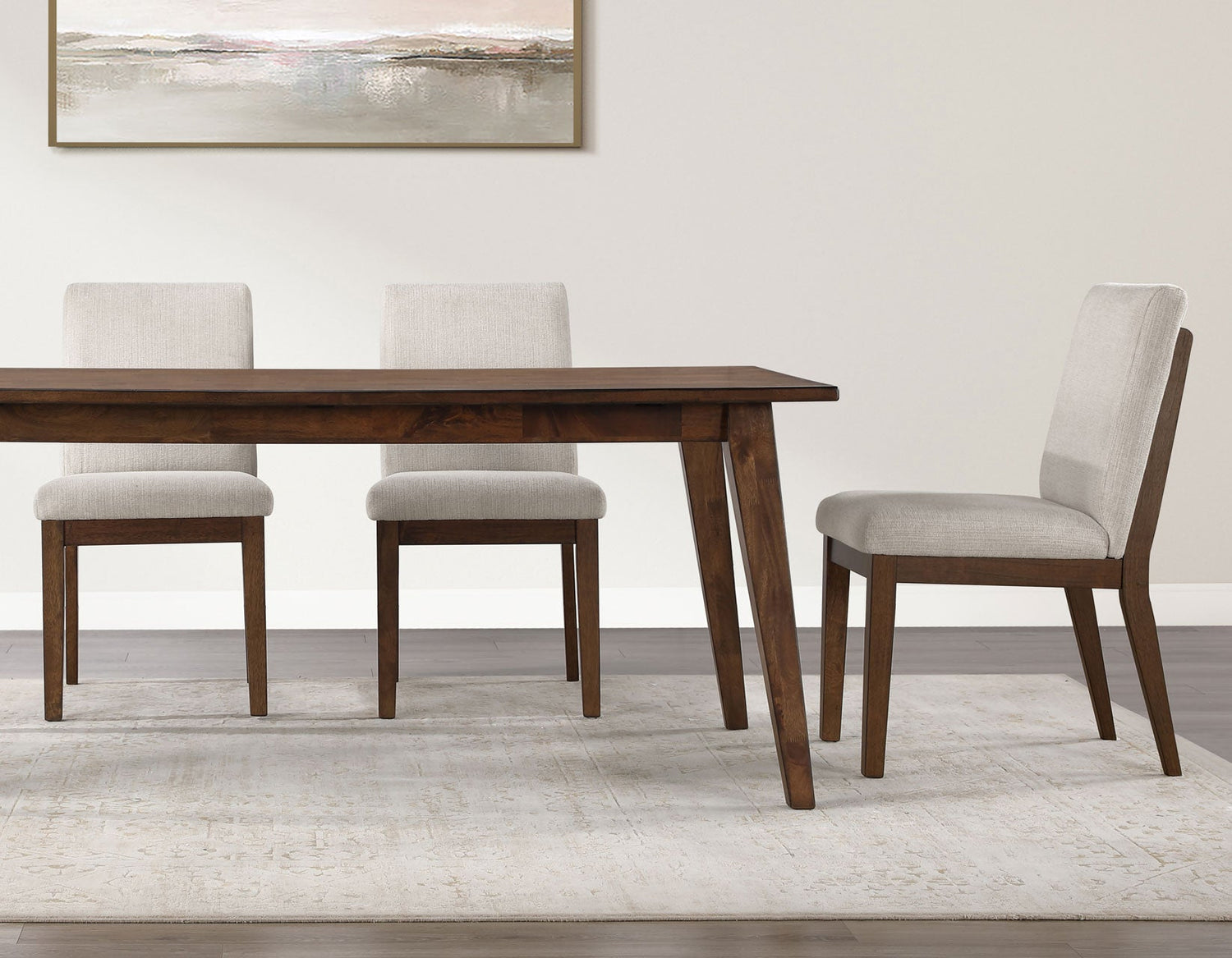 Canton Mocha 5-Piece Upholstered Dining Set