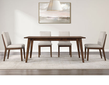 Canton Mocha 5-Piece Upholstered Dining Set