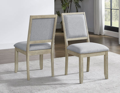 Carena Gray Side Chair, Set of 2