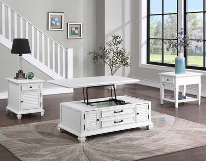 Charlestown 3-Piece Lift-Top Occasional Set (Lift-Top Cocktail &amp; Two End Tables)