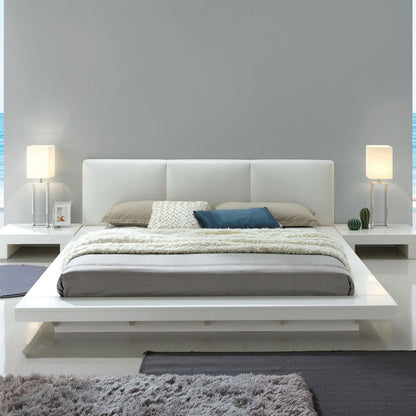 Christie White Glossy Contemporary Bedroom Set