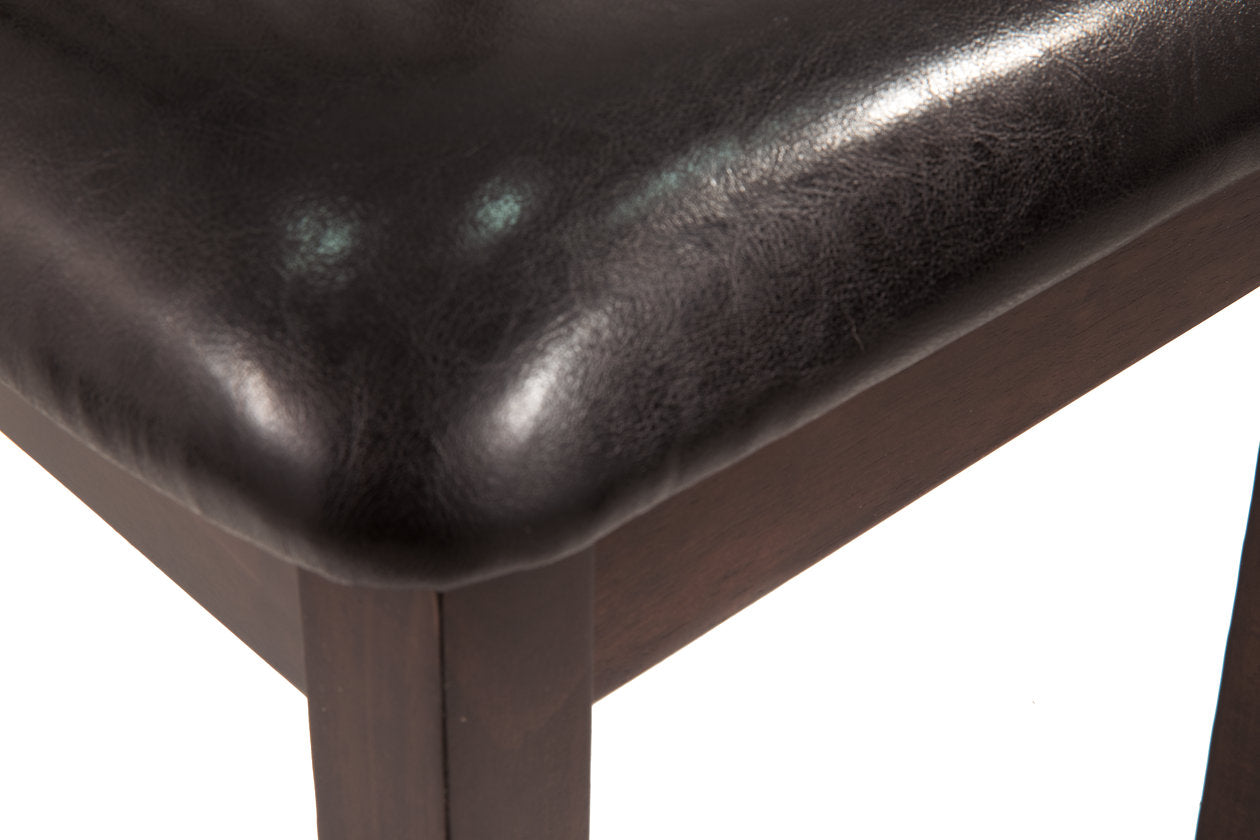 Hammis Dark Brown Dining Table and 4 Chairs from Ashley - Luna Furniture