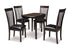 Hammis Dark Brown Dining Table and 4 Chairs from Ashley - Luna Furniture