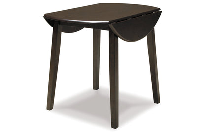 Hammis Dark Brown Dining Table and 4 Chairs from Ashley - Luna Furniture