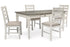 Skempton Two-tone Dining Table and 4 Chairs from Ashley - Luna Furniture