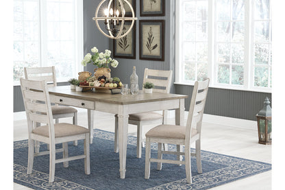 Skempton Two-tone Dining Table and 4 Chairs from Ashley - Luna Furniture