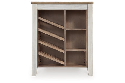 Skempton Two-tone Counter Height Dining Table and 6 Barstools from Ashley - Luna Furniture