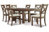 Moriville Beige Dining Table and 6 Chairs -  Ashley - Luna Furniture