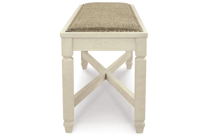Bolanburg Two-tone Dining Table, 6 Chairs, and Bench from Ashley - Luna Furniture
