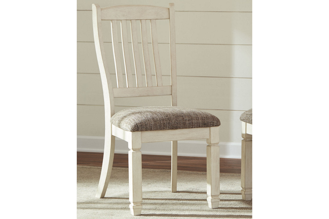 Bolanburg Two-tone Dining Table, 6 Chairs, and Bench from Ashley - Luna Furniture
