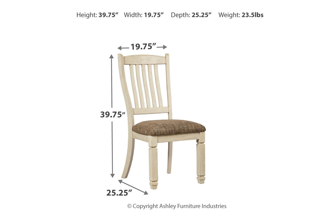 Bolanburg Antique White Dining Table with 6 Chairs from Ashley - Luna Furniture