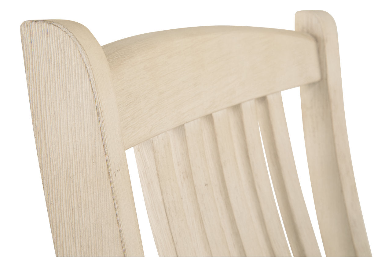 Bolanburg Antique White Dining Table with 2 Chairs and 2 Benches from Ashley - Luna Furniture