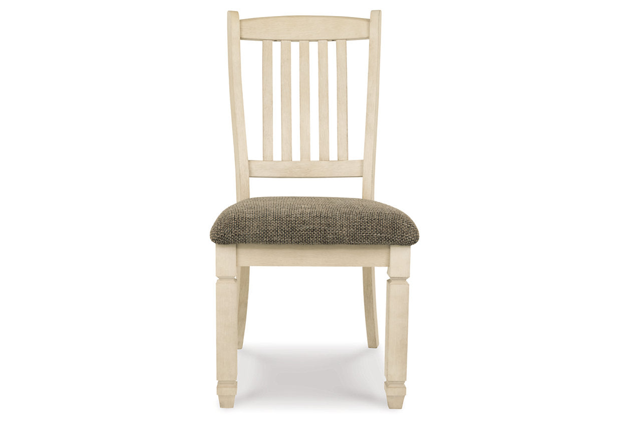 Bolanburg Antique White Dining Table with 2 Chairs and 2 Benches from Ashley - Luna Furniture