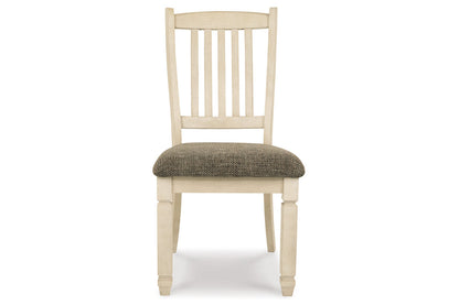 Bolanburg Antique White Dining Table with 2 Chairs and 2 Benches from Ashley - Luna Furniture