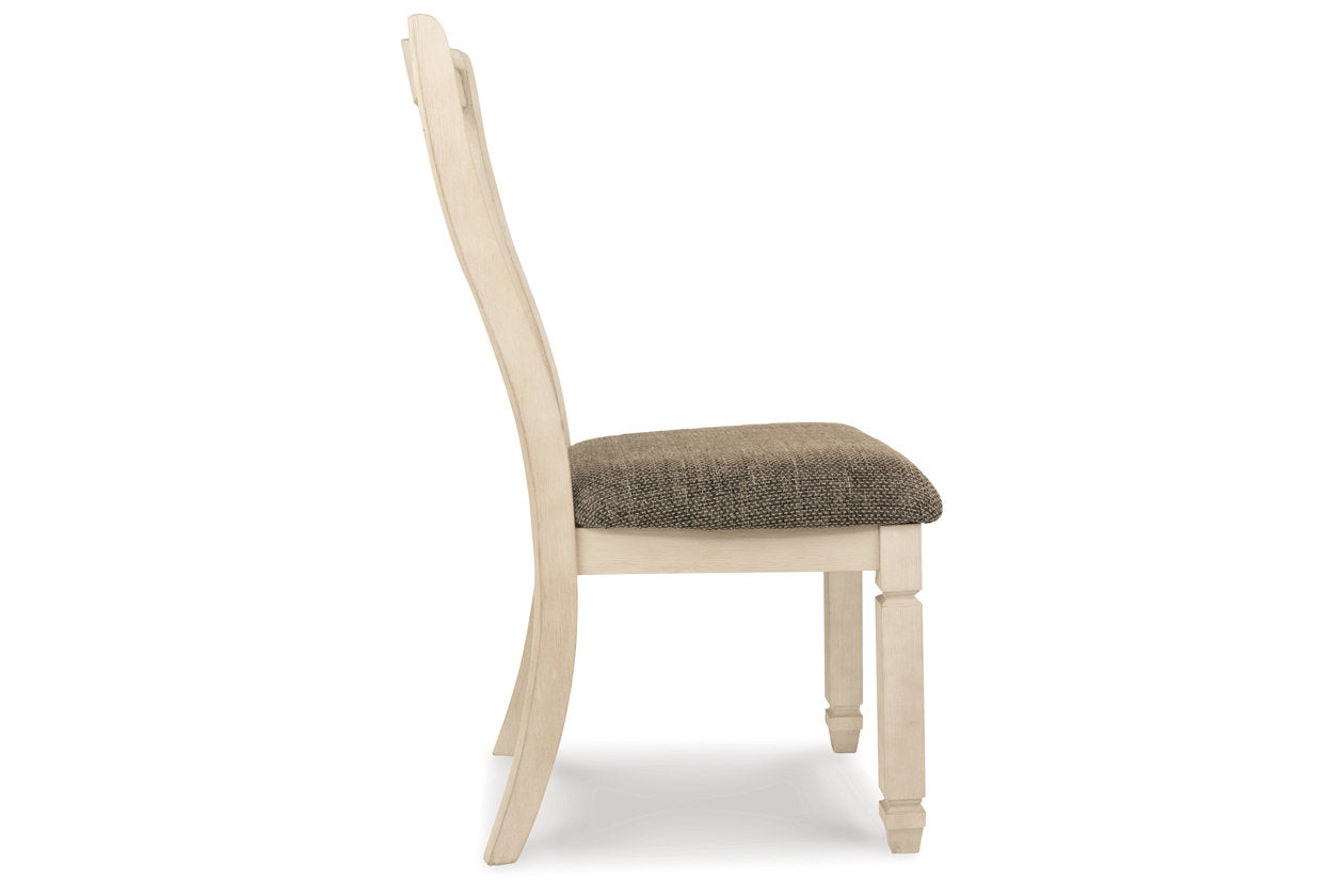 Bolanburg Two-tone Dining Table, 6 Chairs, and Bench from Ashley - Luna Furniture