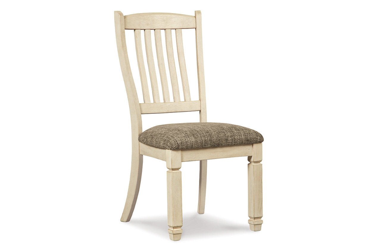 Bolanburg Antique White Dining Table with 2 Chairs and 2 Benches from Ashley - Luna Furniture