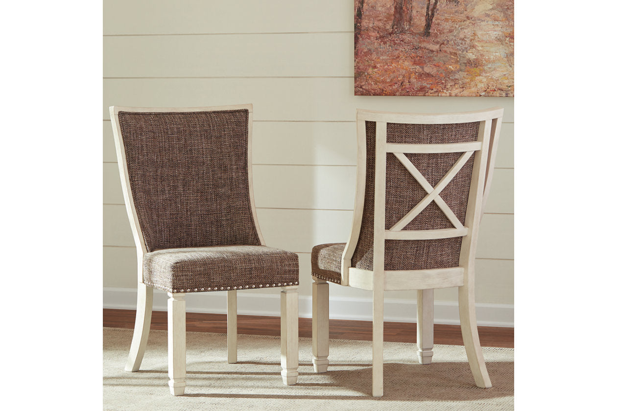 Bolanburg Antique White Dining Table with 6 Chairs from Ashley - Luna Furniture