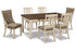 Bolanburg Antique White Dining Table with 6 Chairs from Ashley - Luna Furniture