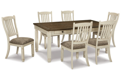 Bolanburg Two-tone Dining Table with 6 Chairs from Ashley - Luna Furniture