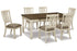 Bolanburg Two-tone Dining Table with 6 Chairs from Ashley - Luna Furniture