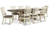 Bolanburg Antique White Dining Table and 8 Chairs from Ashley - Luna Furniture