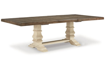 Bolanburg Antique White Dining Table and 8 Chairs from Ashley - Luna Furniture