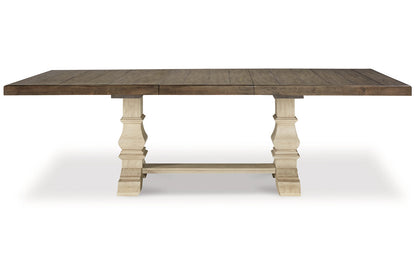 Bolanburg Antique White Dining Table, 6 Chairs and Bench from Ashley - Luna Furniture