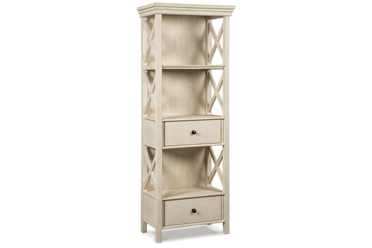 Bolanburg Two-tone Counter Height Table with 6 Barstools, Server and Display Cabinet -  Ashley - Luna Furniture
