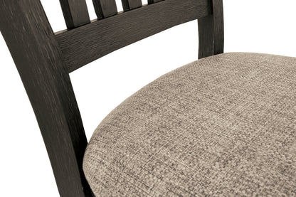 Tyler Creek Black/Gray Dining Table, 4 Chairs and Bench from Ashley - Luna Furniture