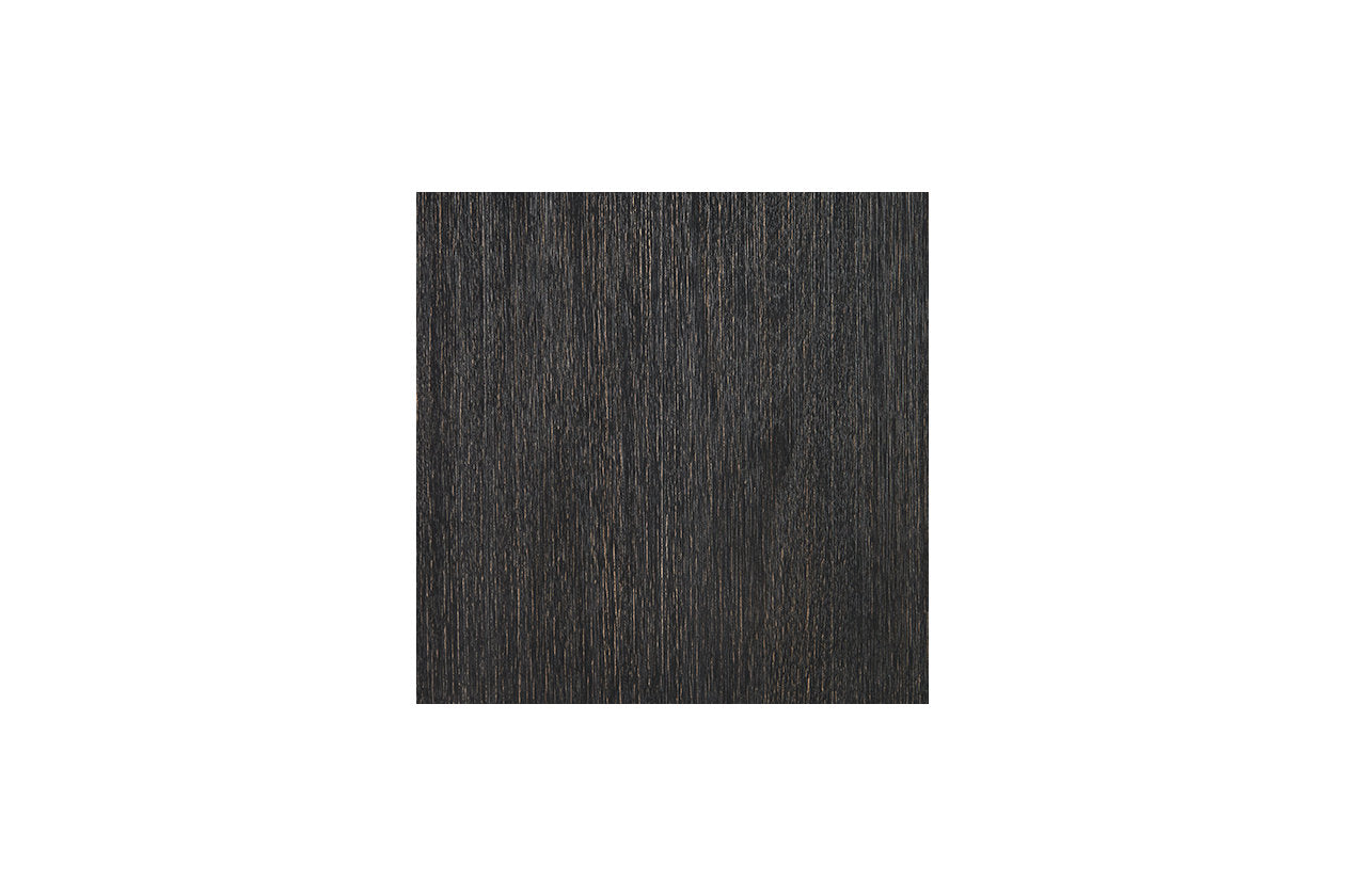 Tyler Creek Black/Grayish Brown Counter Height Dining Table and 4 Barstools with Server from Ashley - Luna Furniture