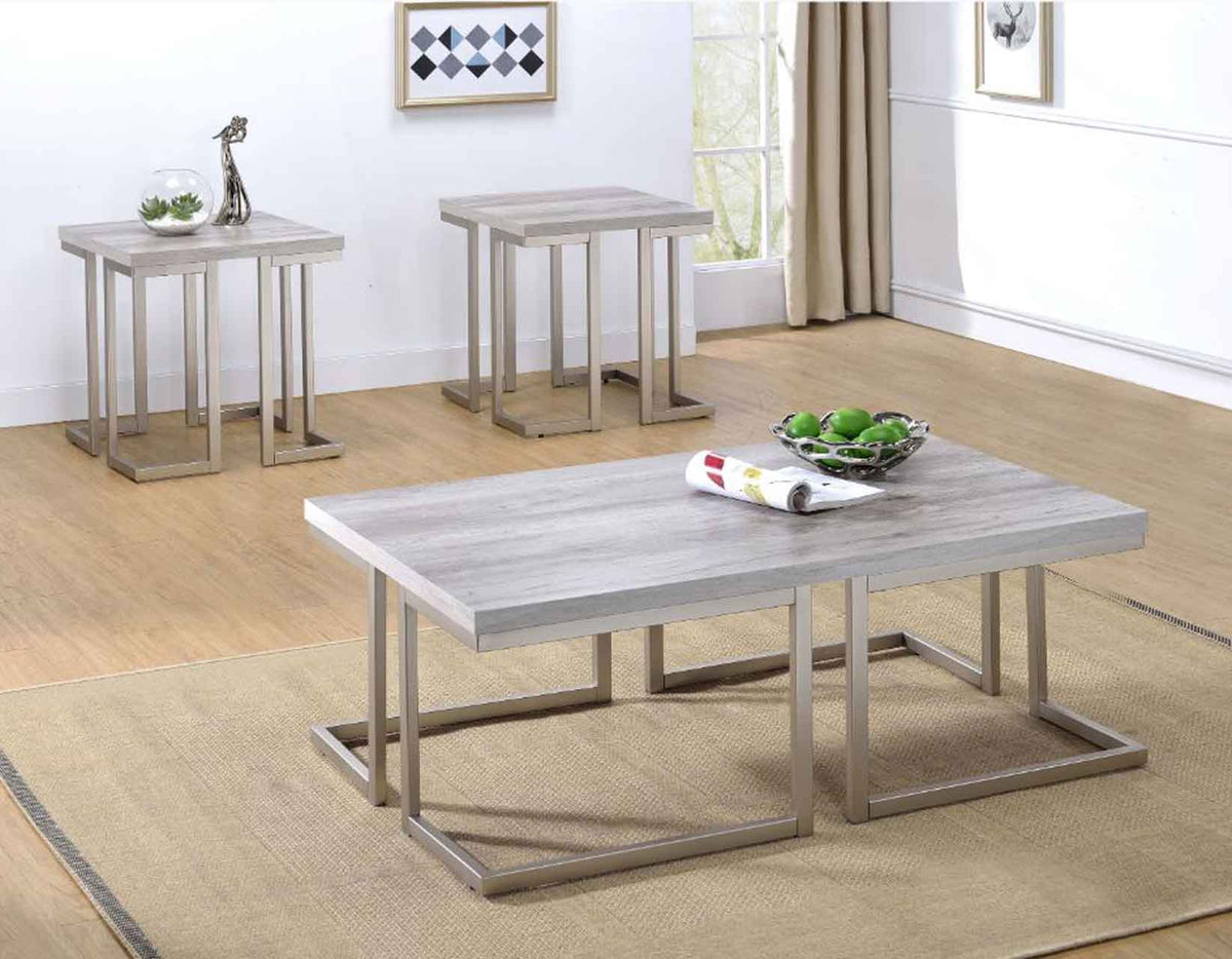 David 3-Piece Set(Cocktail &amp; 2 End Tables)